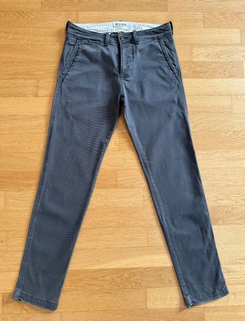 Abercrombie & Fitch Chino dunkelgrau Grösse 29/32