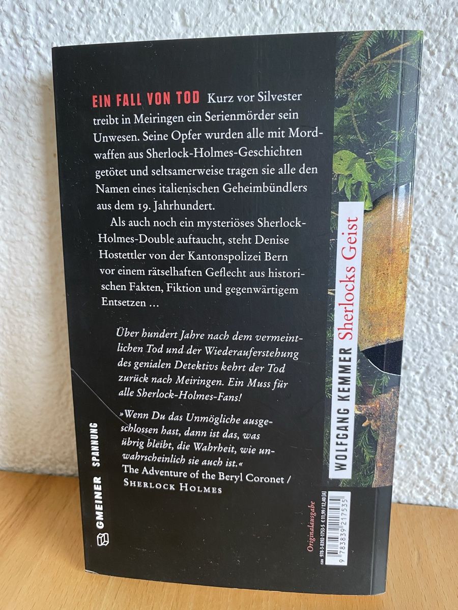 Libri: Sherlocks Geist/Krimi - Wolfgang Kemmer – Usato da Schwarzenburg venduto da Michellu 2