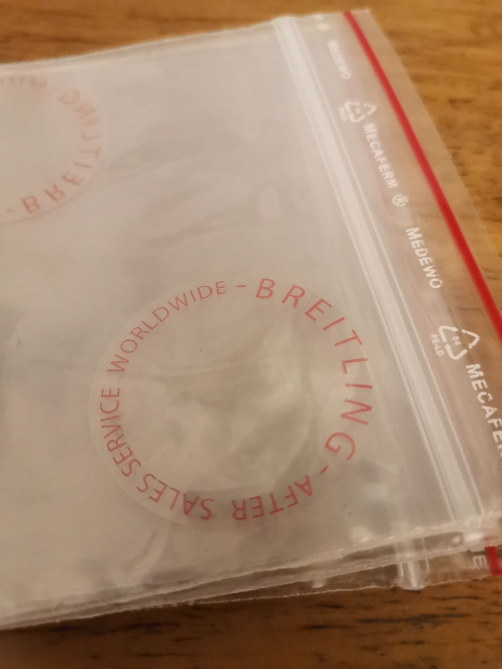 Sticker: Breitling Original Service Sticker 3 Stück – Usato da Rüti ZH venduto da bleibensiegesund 1