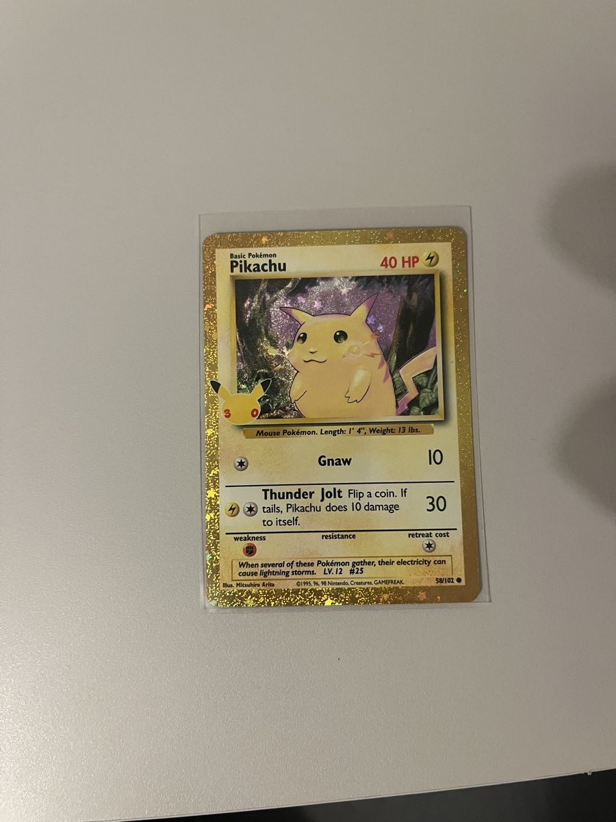Pokémon Carte collezionabili: 30th Celebration Pikachu 58/102 – Nuovo (secondo la descrizione) da Aarau venduto da Flaviosx
