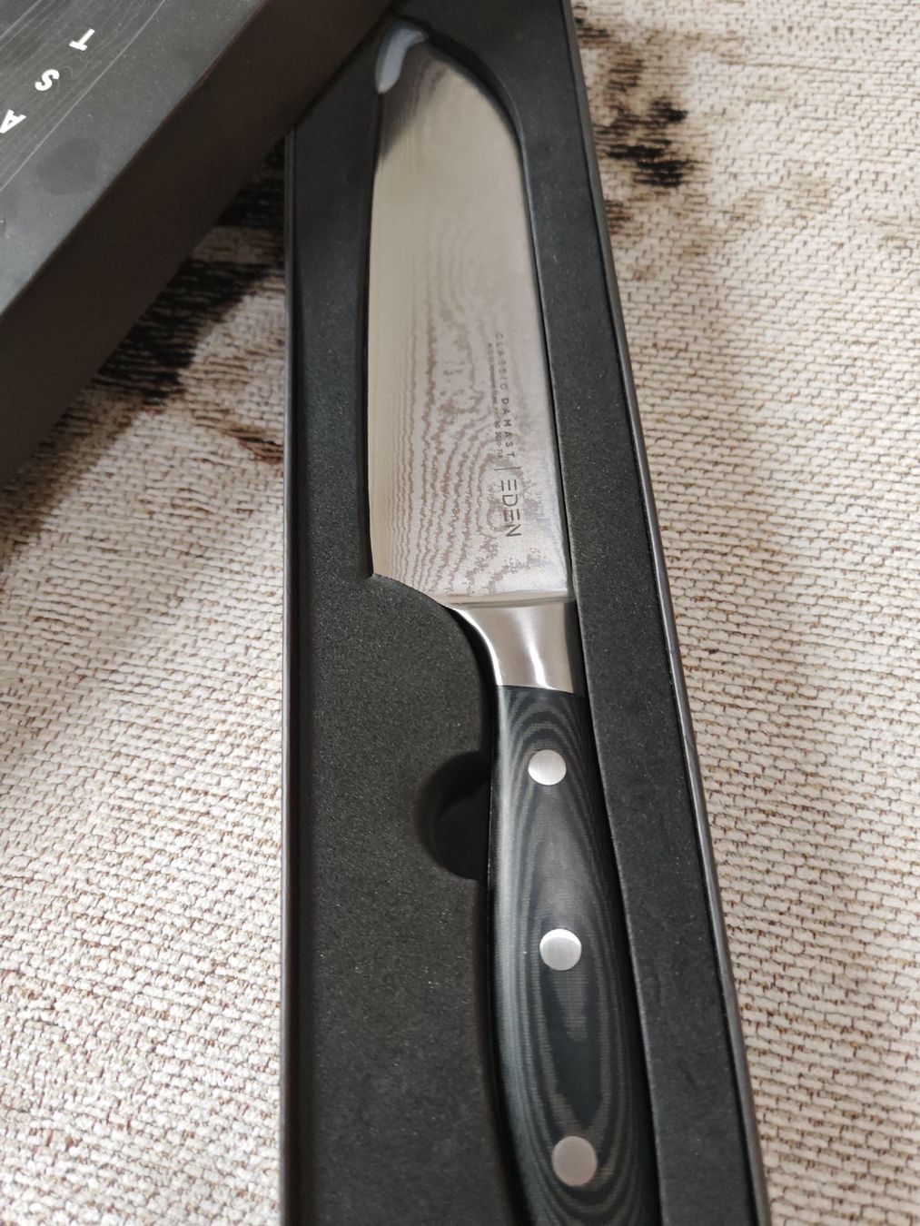 Coltelli da cucina: Eden Santoku Messer - Damaststahl – Nuovo (secondo la descrizione) da Unterlunkhofen venduto da foexel88 1