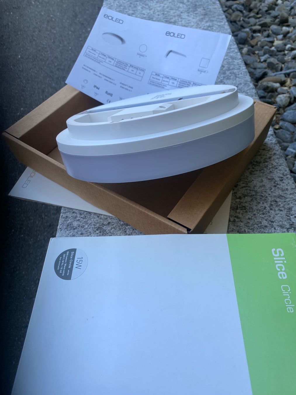Kronleuchter & Deckenlampen: eoled Slice Circle Deckenleuchte 15W neu – Neu und originalverpackt aus BERNECK von kappi321 2
