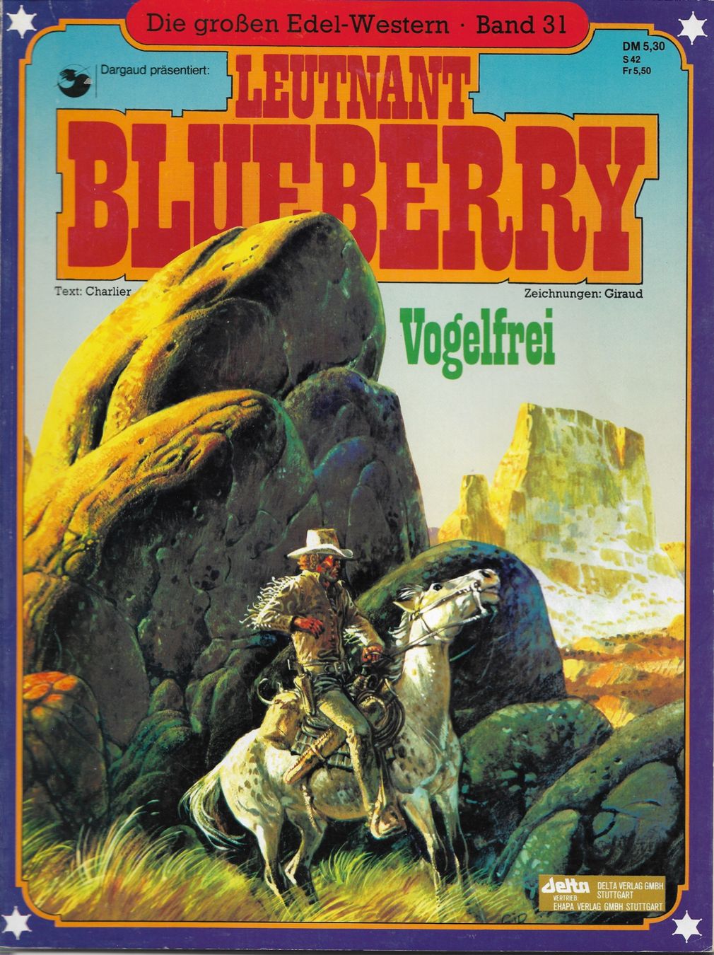 Fumetti: Comic Leutnant Blueberry – Usato da Uster venduto da Falbela01