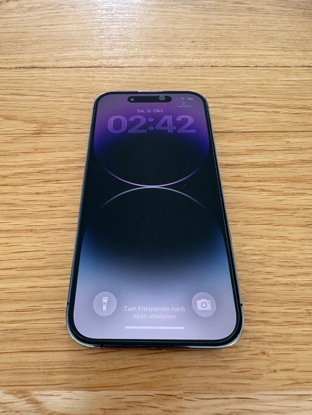 Apple Handys / Smartphones: iPhone 14 Pro 128 GB Dunkellila mit Box & Kabel – Gebraucht aus Zug von 6Optimus
