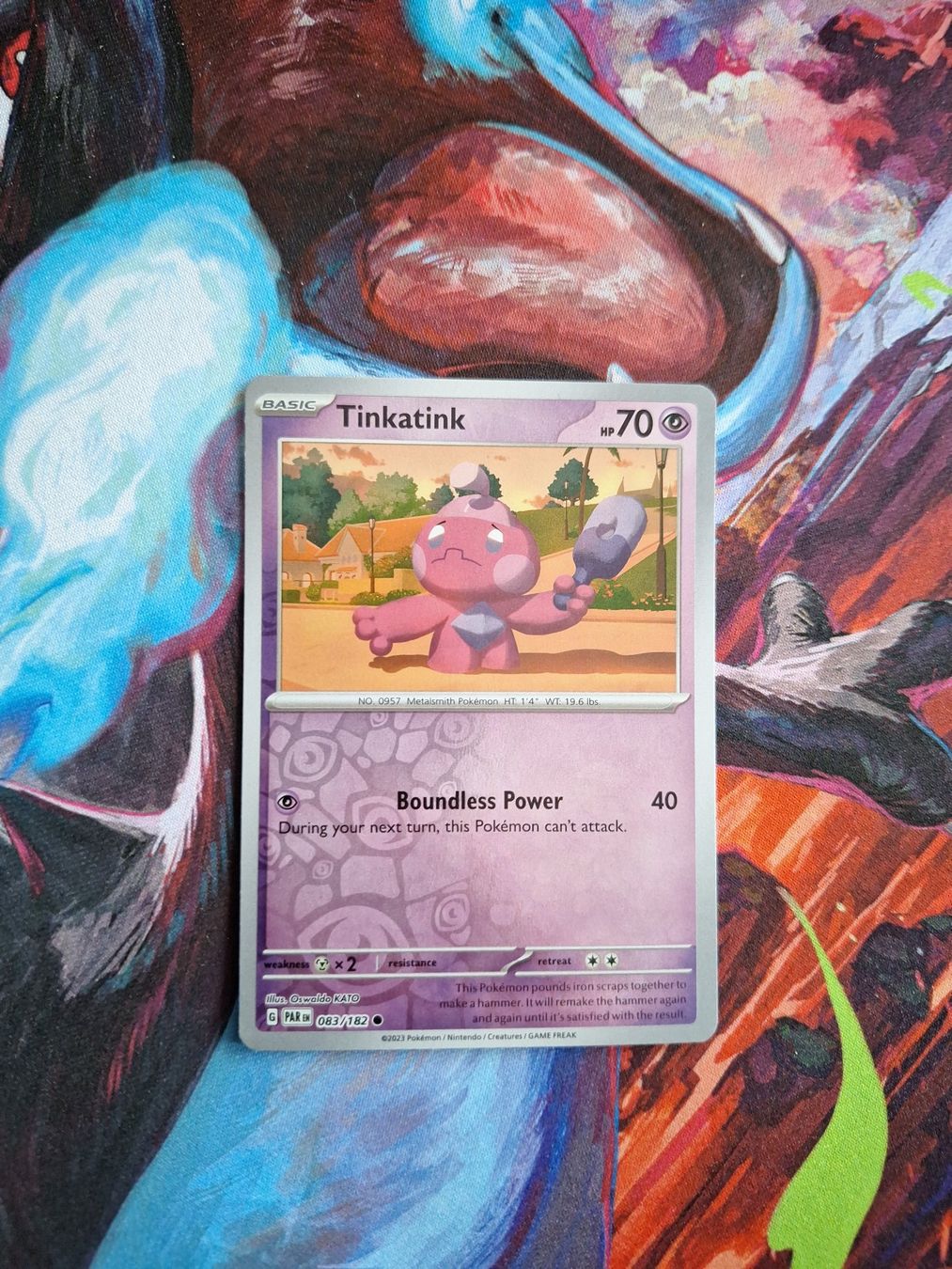 Pokémon Sammelbilder & Trading cards: Tinkatink - Reverse Holo - Pokemon Paradox Rift – Gebraucht aus Altstätten SG von GGsGameshop