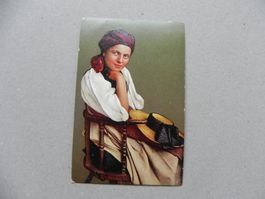 Karte Haslital Tracht Stempel Graubünden