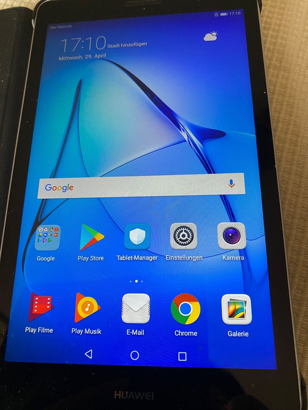 Huawei Tablet PC: HUAWEI Mediapad T3 mit Hülle – Usato da Allenwinden venduto da Obalu 2