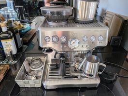 Sage the Barista Express Siebträgermaschine mit Mahlwerk