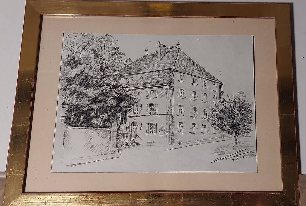 Tableaux: Tableau ancienne maison de Morges – D'occasion à Morges par pha_9xnc