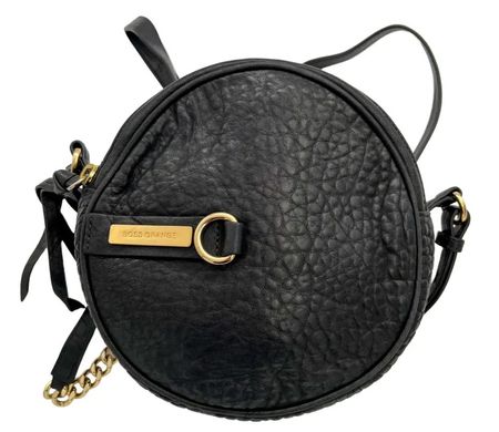 Boss Orange Sac Rond Cuir Noir Bandoulière – Très bon état