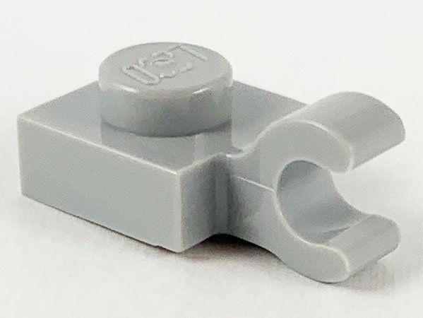 Lego Kit di costruzioni: Lego 24x Platten 1x1 mit Clip(61252)hellgrau # alt hellgrau – Usato da Basel venduto da Swi-7621