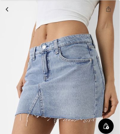 Bershka Jeans Rock Gr. 36