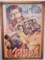 IL GIUDA altes Kino Filmplakat Bild ein paar Gebrauchspuren
