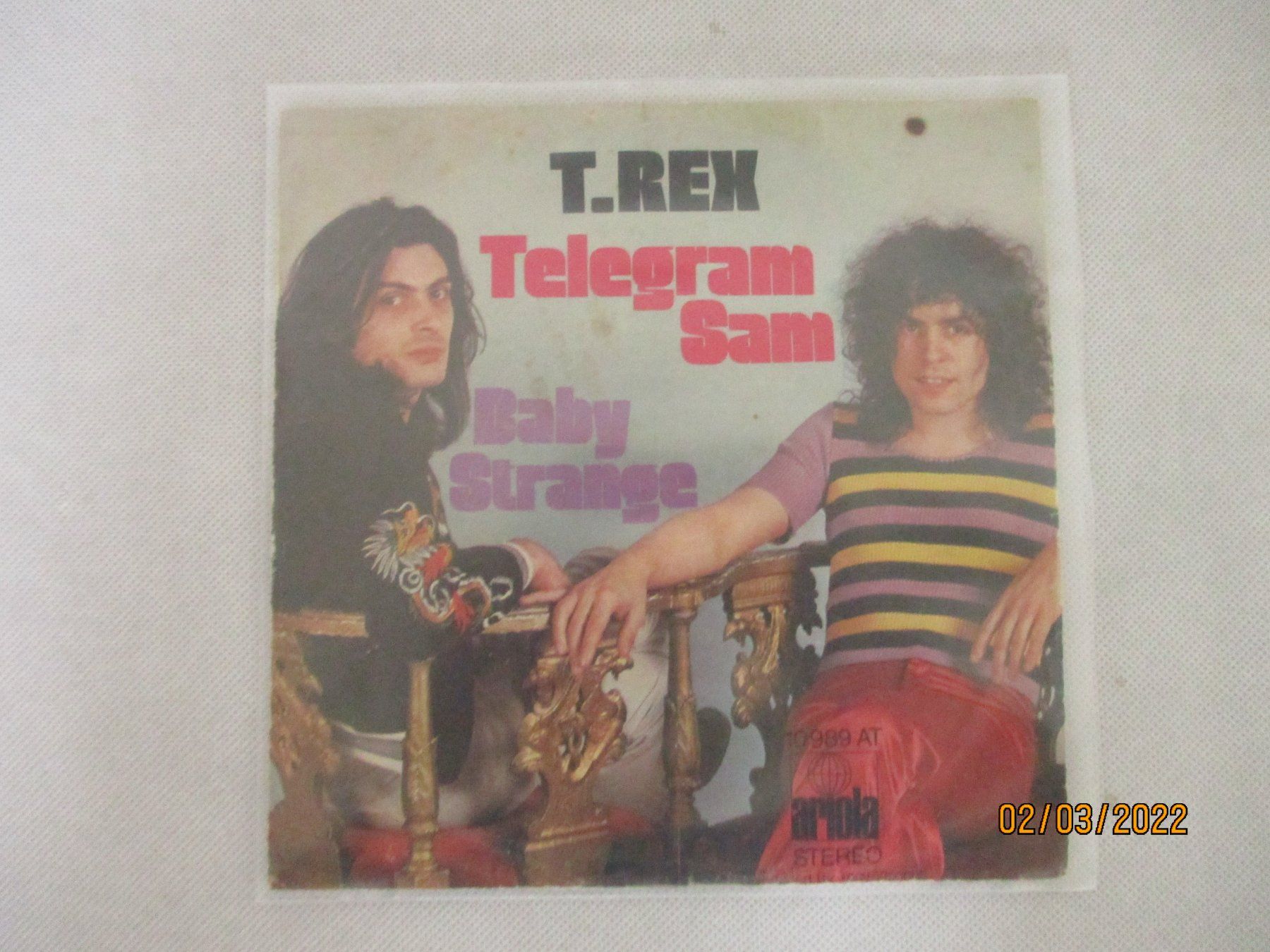 Dischi in vinile: T. Rex – Telegram Sam / Baby Strange – Usato da Liestal venduto da Disc-Point