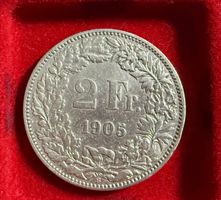 2.00  Franken Stück 1905 - silber