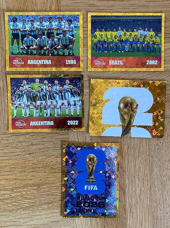Panini Cartes à collectionner: Panini EXTRA Sticker FWC 1, 8, 14, 16, 19 – Neuf (Voir description) à Gossau ZH par CH777