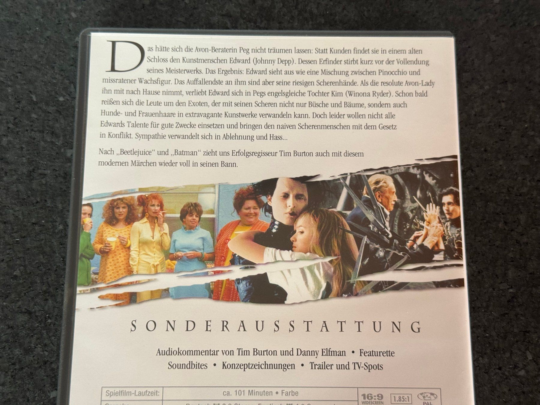 Tutti i DVDs: Eduard mit den Scherenhänden DVD DE/EN Jonny Depp – Usato da Fribourg venduto da tschjoly 2