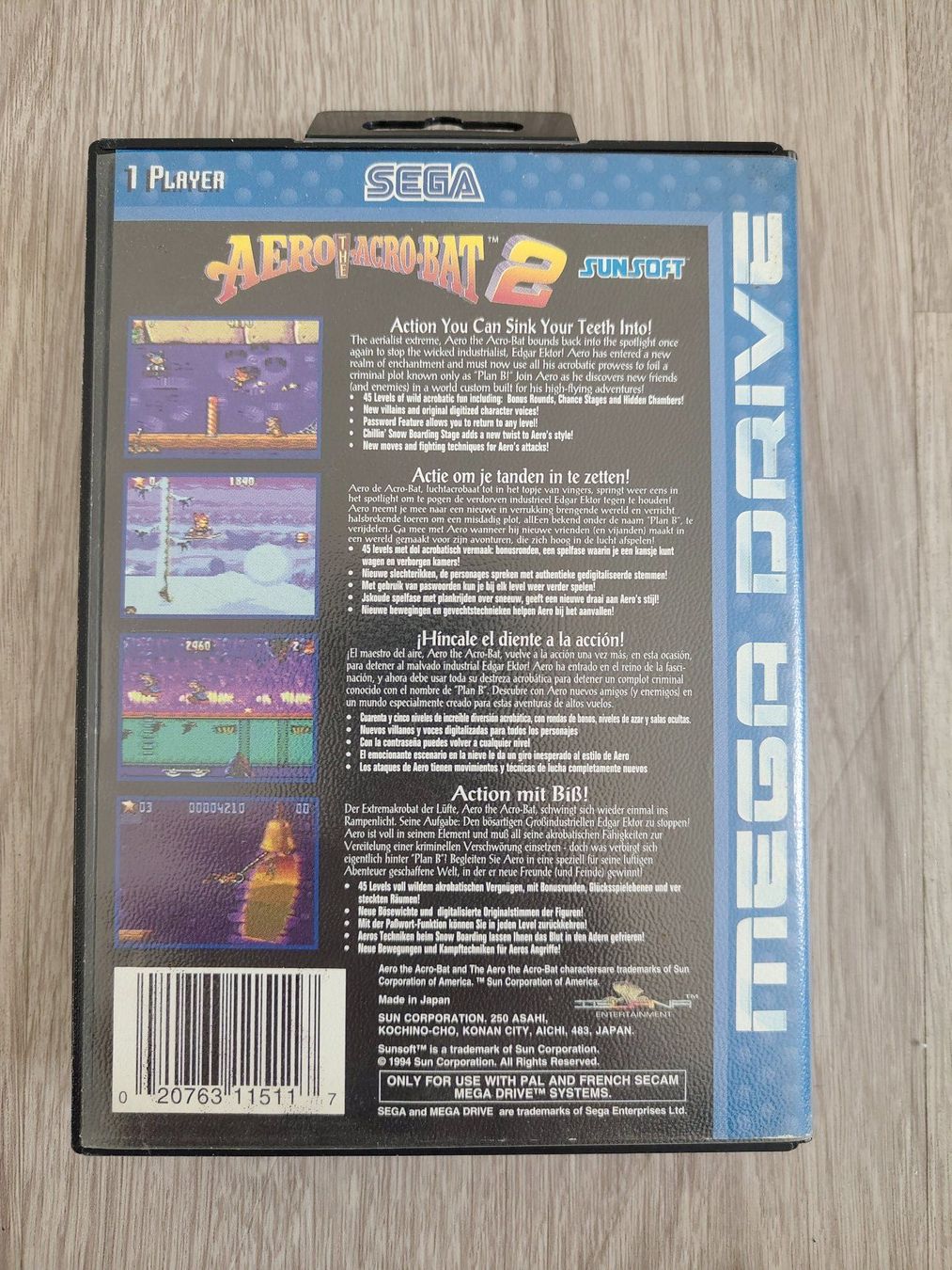 Giochi: Aerto the Acrobat 2 Sega Mega Drive – Usato da Schachen LU venduto da retrogamer 2