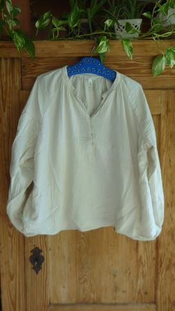 Waermere Langarm Bluse Gr L H&M Ballonaermel