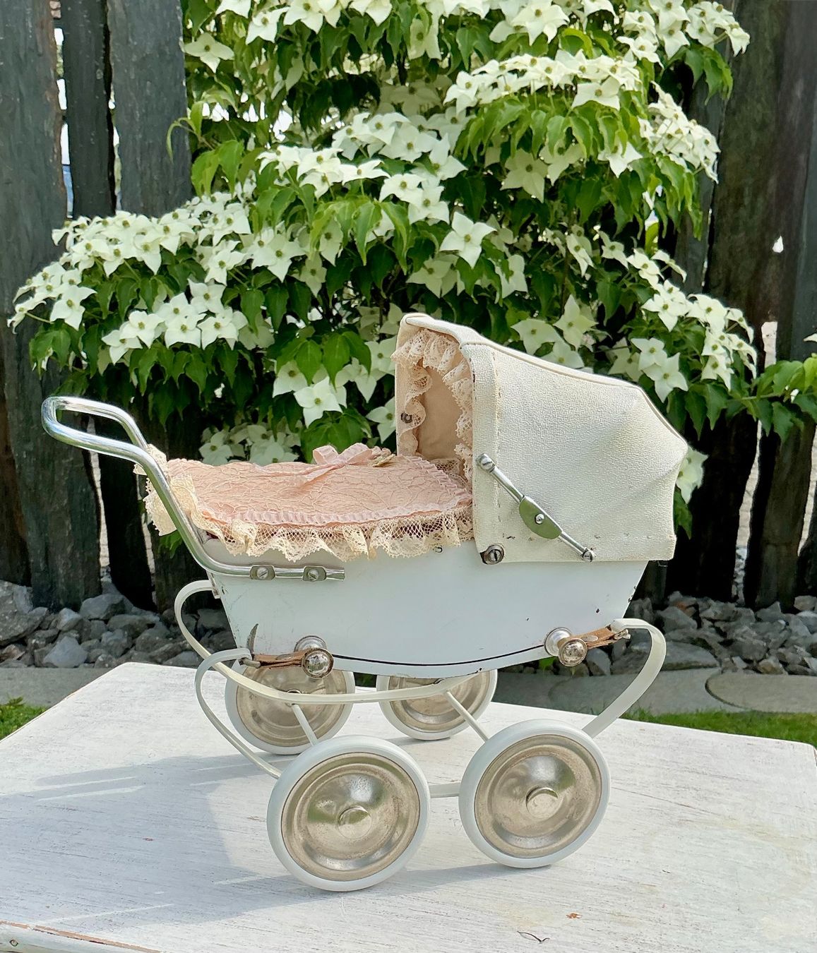 Carrozzine per bambole: ALTER NOSTALGIE PUPPENWAGEN – Usato da Zell LU venduto da Silvermemory 2