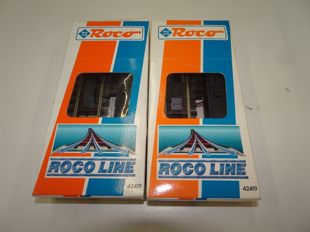 2 Roco Gleis Schienen Entkuppler HO 42419 (Neu (gemäss Beschreibung ...