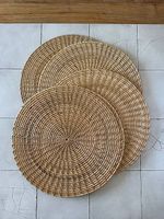 4 schöne Platzsets Natur H&M Home