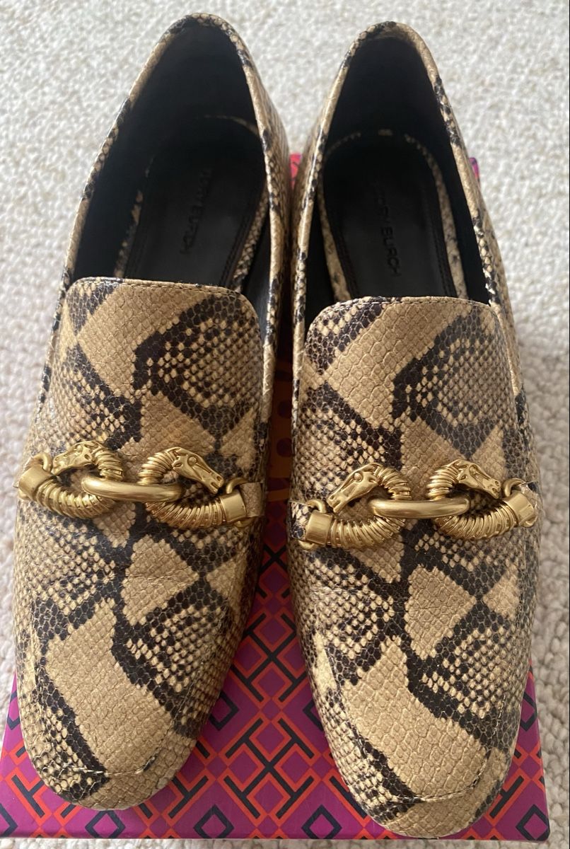 Tory Burch Damenschuhe: Tory Burch Jessa Loafer Python-Print – Neu (gemäss Beschreibung) aus Aesch BL von Gamazoru 2