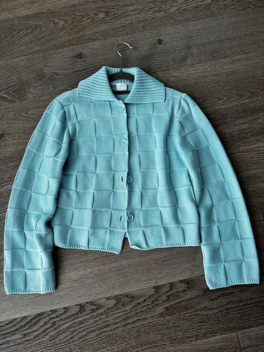 Completi & Tailleur: Strick-Zweiteiler in Sky Blue - Grösse S – Usato da Killwangen venduto da was.sharp 8