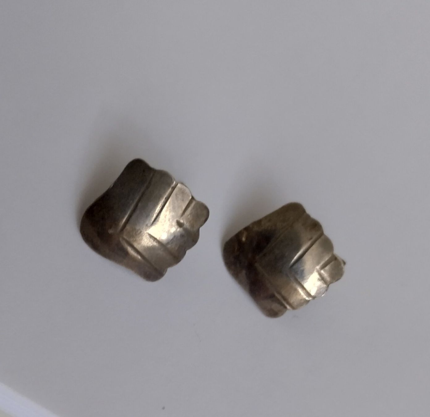 Orecchini pendenti & Orecchini a lobo: QUADRATISCH OHRRINGE SILBER 925 – Usato da Romanshorn venduto da Glitzer-Paradies