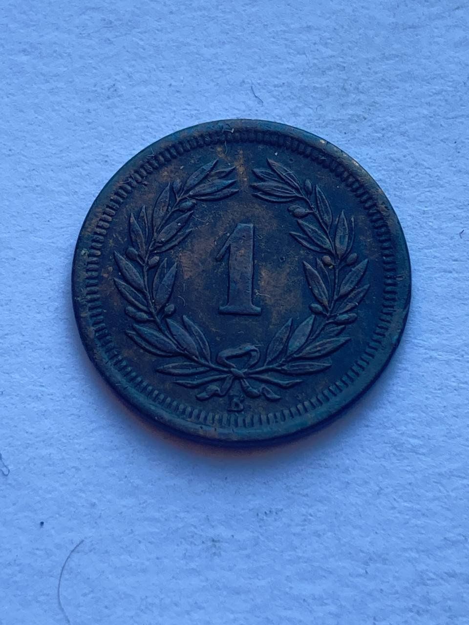 Alle Münzen: Schweiz 1 Rappen 1876 – Gebraucht aus Muralto von manueldisaba01 1