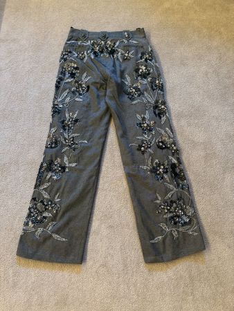 Gucci Vintage Embellished Trousers – Size 42 –