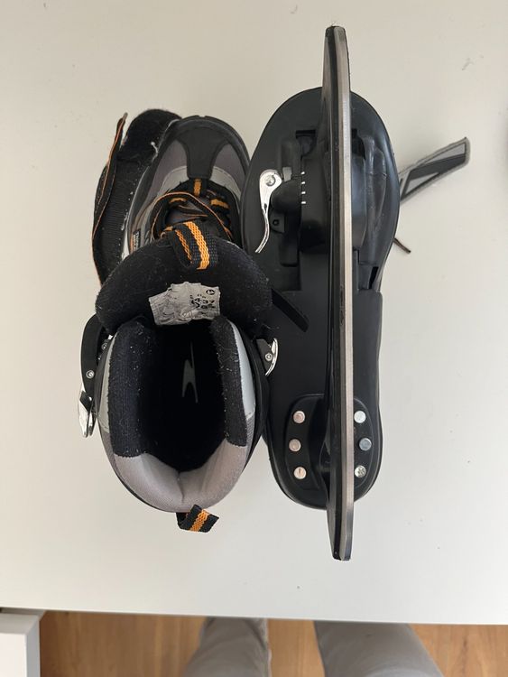 Pattini da ghiaccio: Eislaufschuhe, Grösse 34-37, verstellbar, für Kinder! – Usato da Urdorf venduto da embri01 1