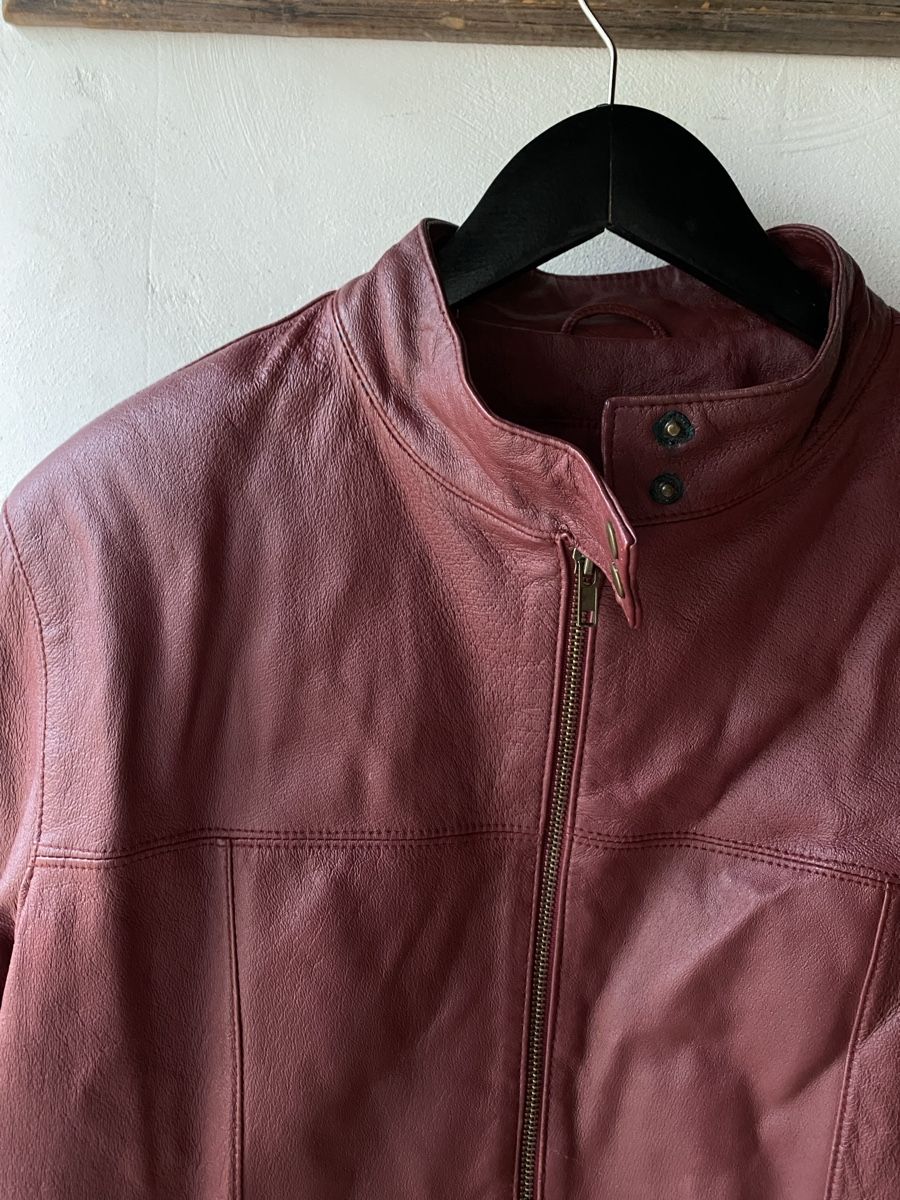 Jacken: Lederjacke Echtleder bordeaux Grösse S/ M – Gebraucht aus Muri b. Bern von jan_jr2w 2