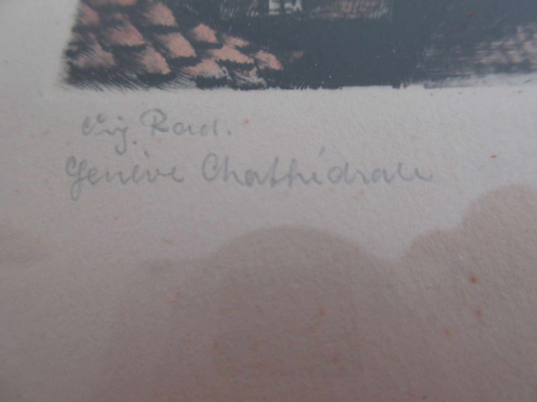 Foto & Immagini: Original Radierung St. Pierre Kathedrale Genf – Usato da Binningen venduto da tempipassati 3
