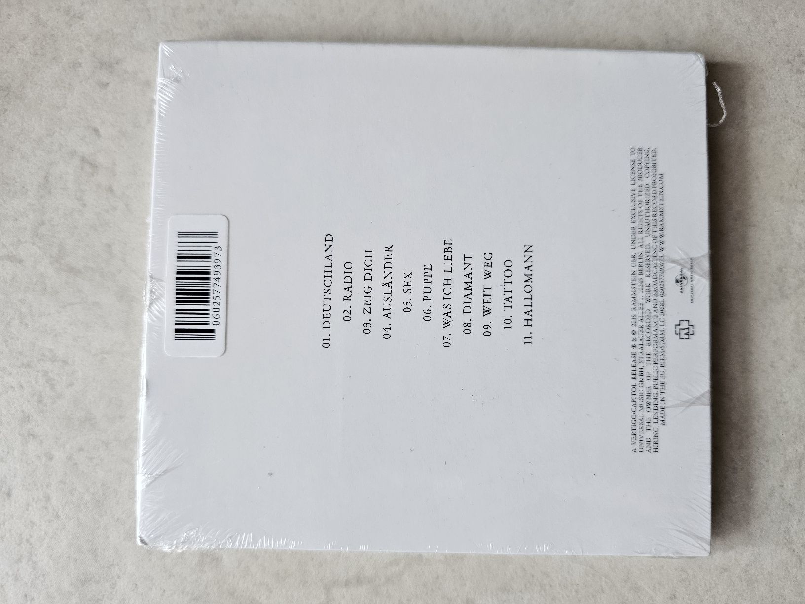 CD: Rammstein  /  Fabrikneu – Nuovo e nell'imballaggio originale da Schneisingen venduto da backstore24 1