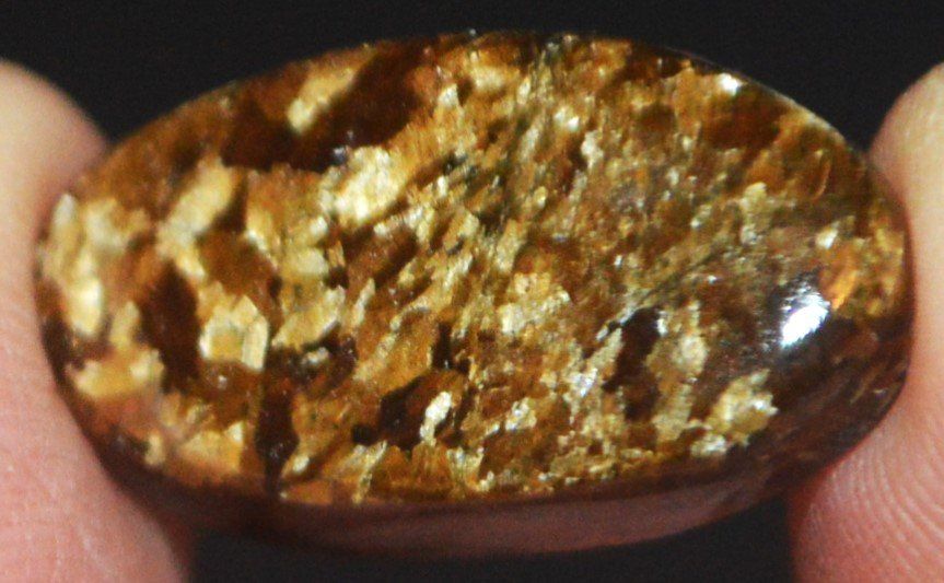 Minerali & Pietre curative: Cabochon L-2202 – Bronzit 23x12mm – Nuovo e nell'imballaggio originale da Goldiwil (Thun) venduto da han_v5b7 3