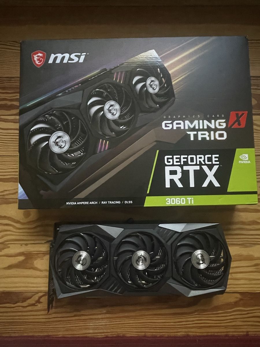 Cartes graphiques: MSi RTX 3060 Ti Gaming Trio X – D'occasion à Basel par portinscale