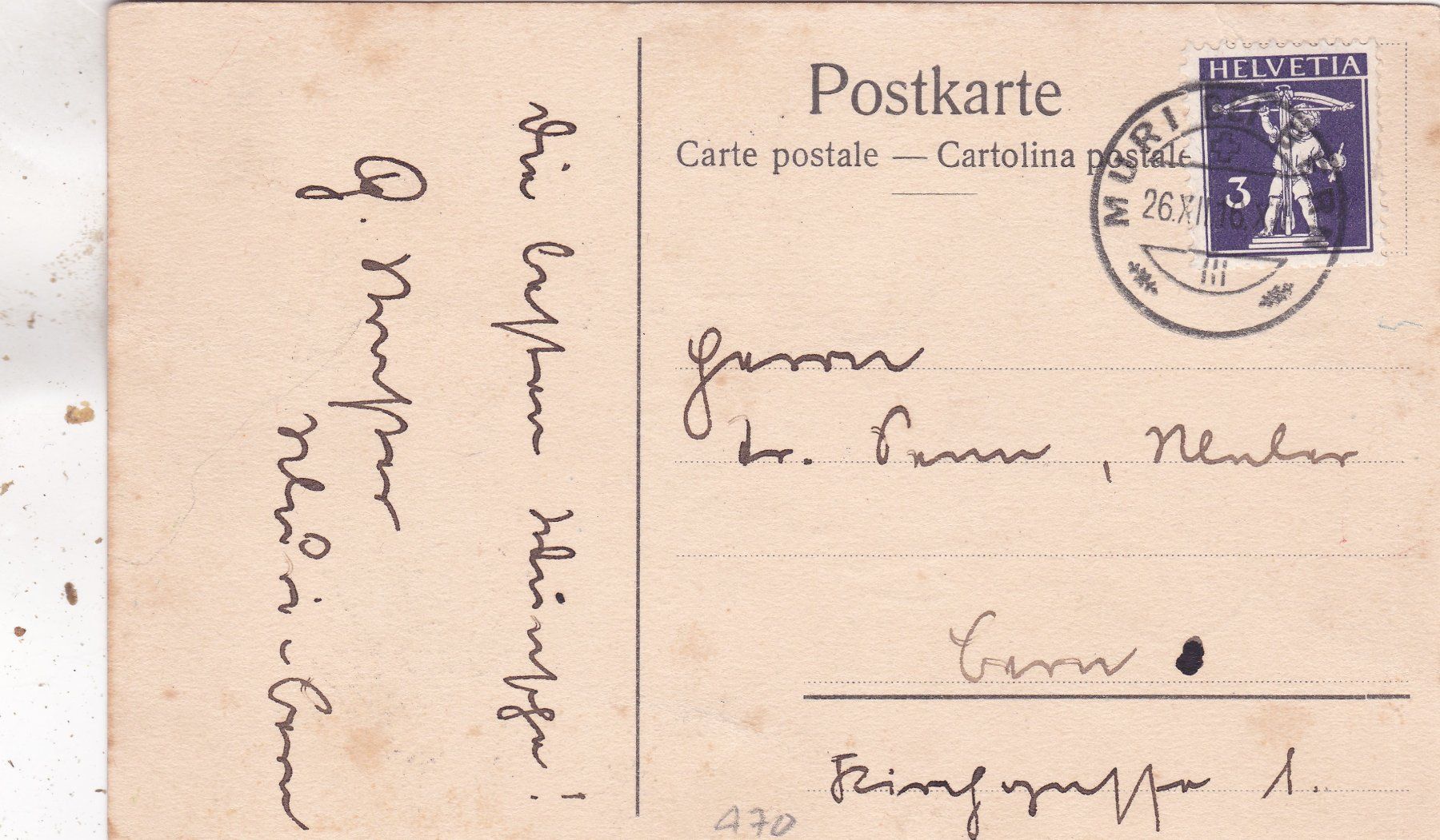 Cartes postales: Kitsch Kunst 1917 1916 – D'occasion à Herisau par Lisegrat2008 1