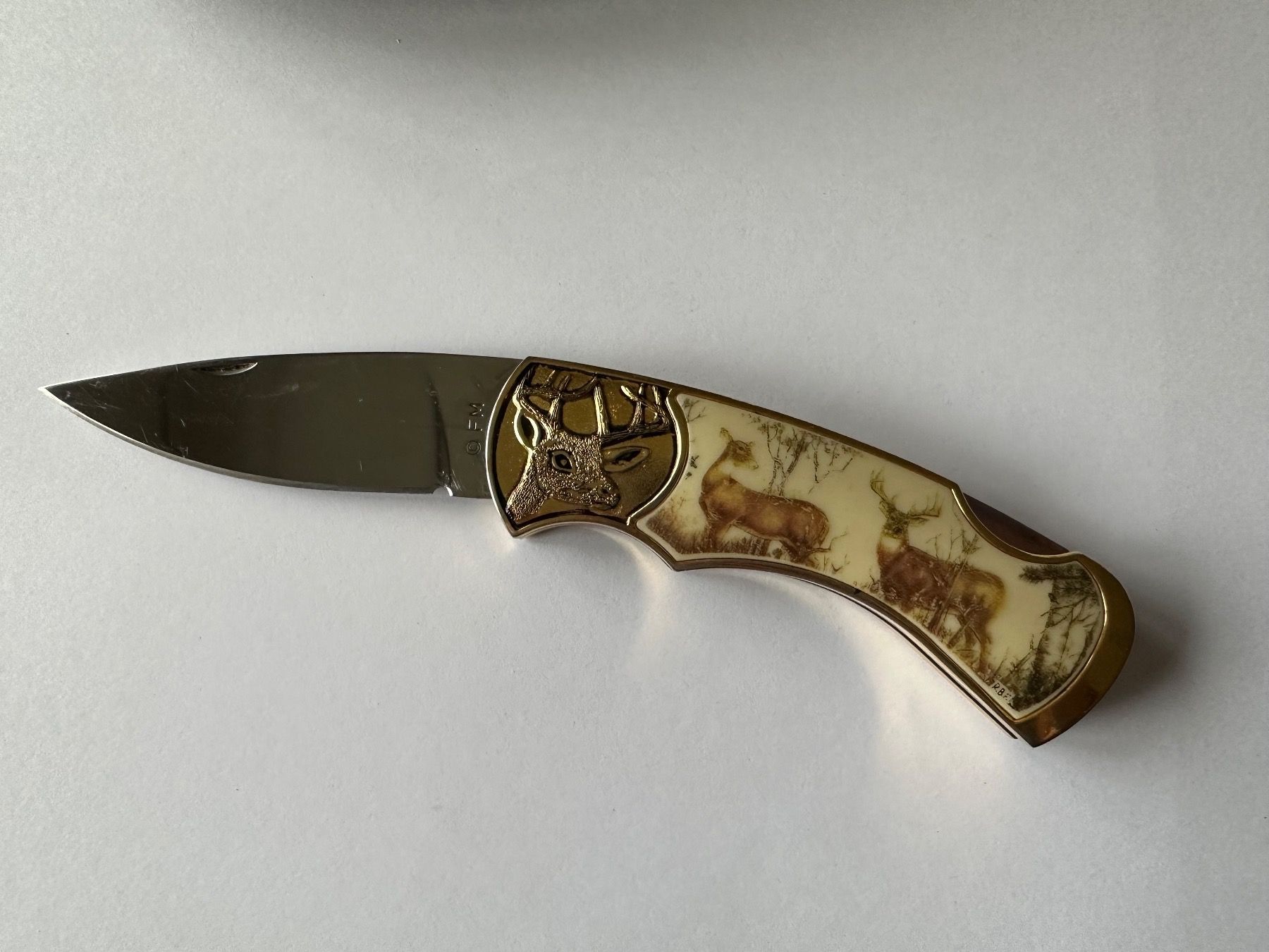Accessori: Sammlermesser Hirsch - Franklin Mint – Usato da Vinelz venduto da Madchen 1