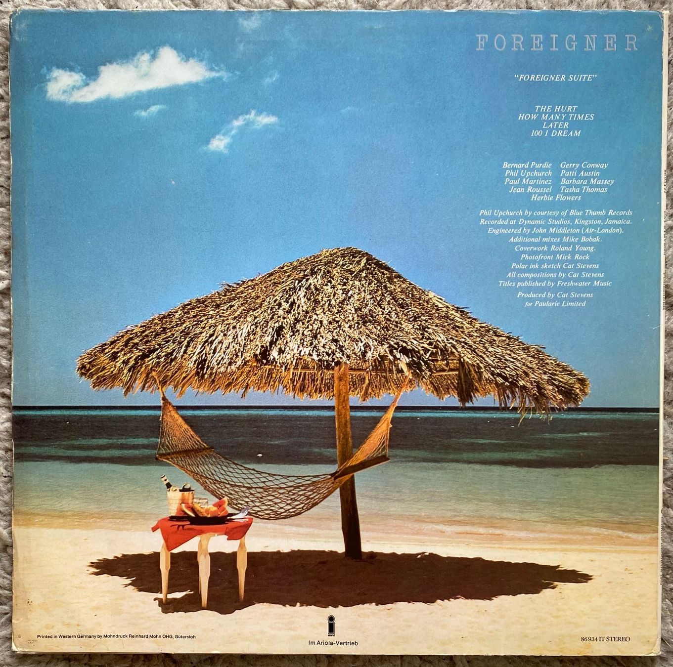Dischi in vinile: Cat Stevens - Foreigner LP 1973 – Usato da Forch venduto da xtcpiemont 1