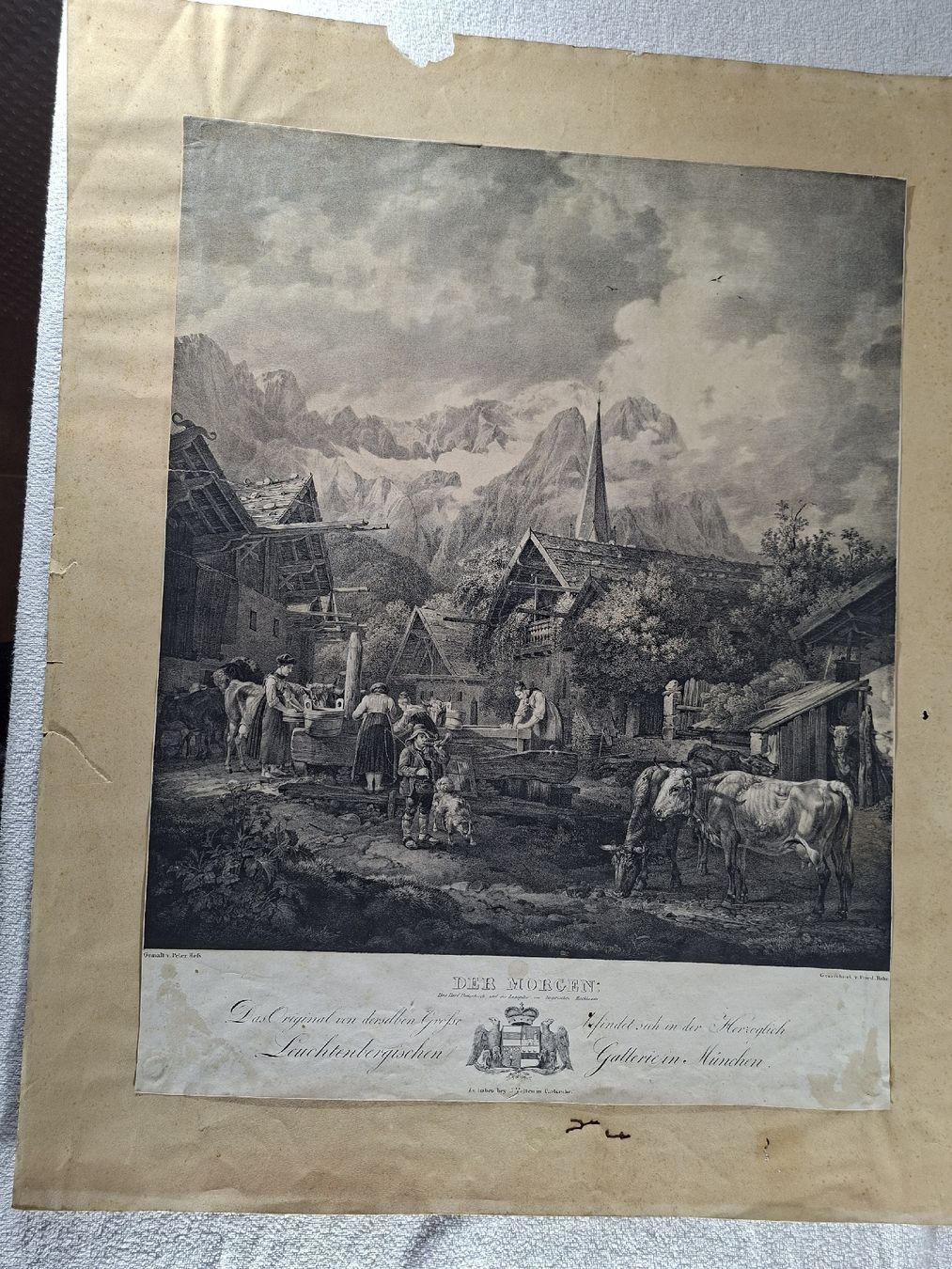 Incisioni: Sehr grosser Stich, Der Morgen.  – Usato da Grindelwald venduto da carro5