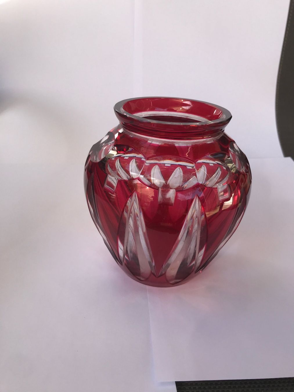 Vasen & Gefässe: Vase farbiges Kristall – Gebraucht aus Gossau ZH von Miautz 3