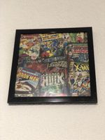 Gerahmtes Marvel Comic Collage Bild