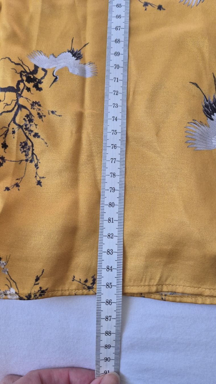 Allsaints Vestiti: Allsaints Kleid  Gr.S Senfgelb mit Kraniche – Usato da Winterthur venduto da ann_7lxx 9