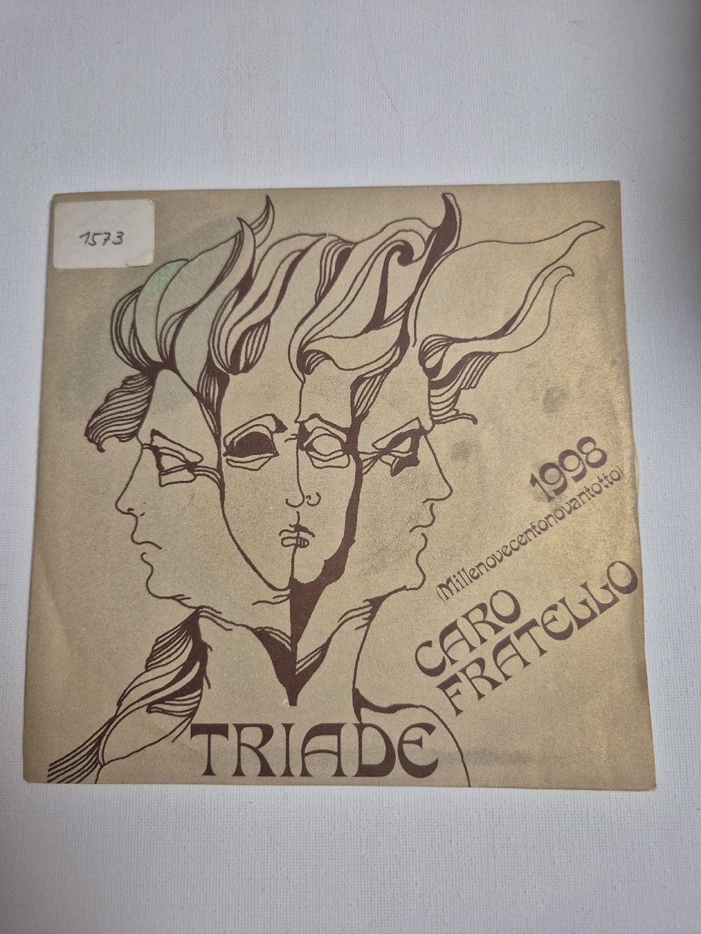 Dischi in vinile: Triade -  Caro Fratello  - Single 7  – Nuovo (secondo la descrizione) da Uster venduto da newwave0