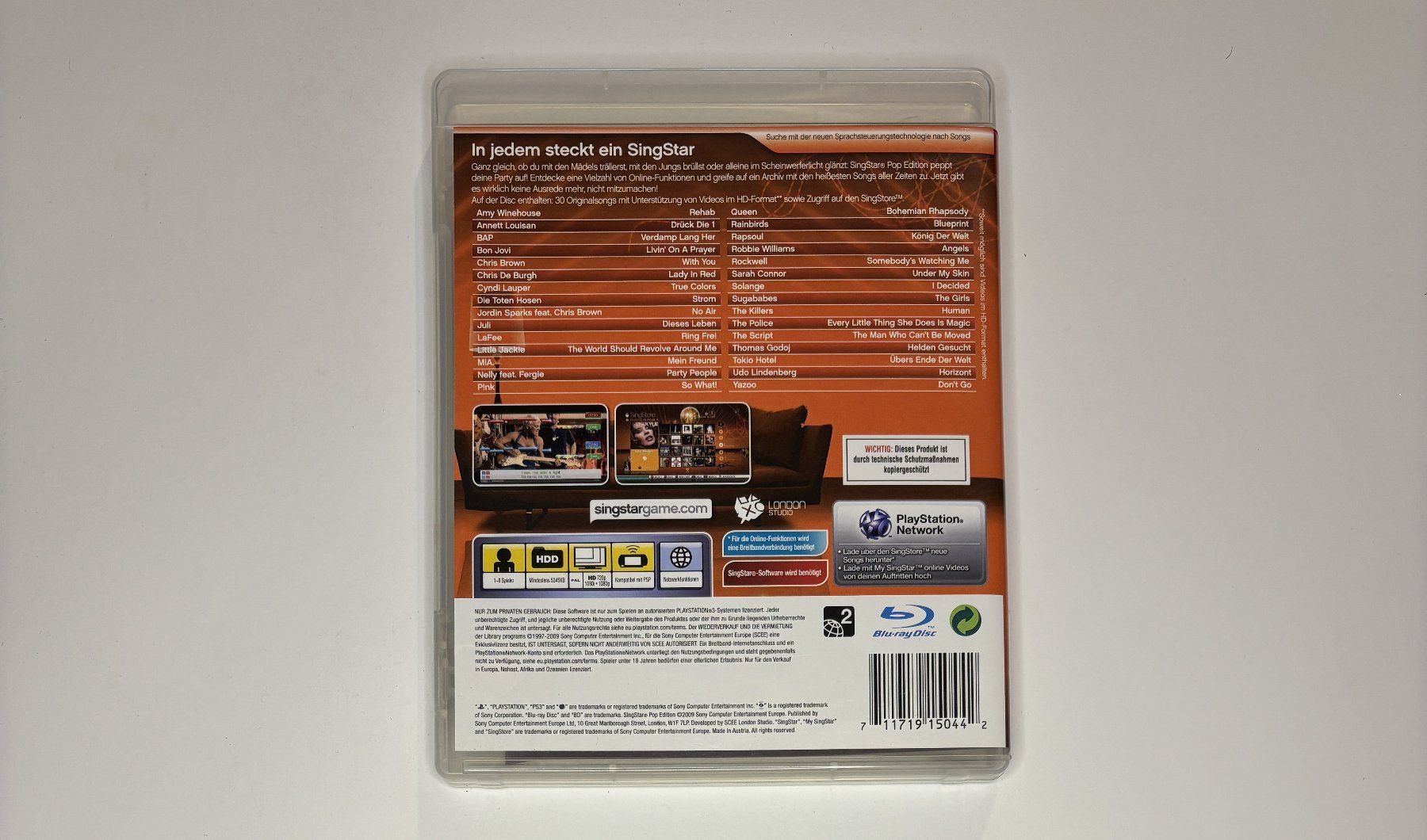 Giochi: PS3 - SingStar Pop Edition – Usato da Allschwil venduto da Bullach 2