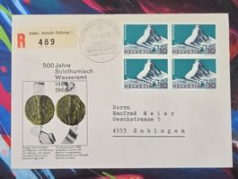 CL28 Enveloppe + Timbre Suisse 1966
