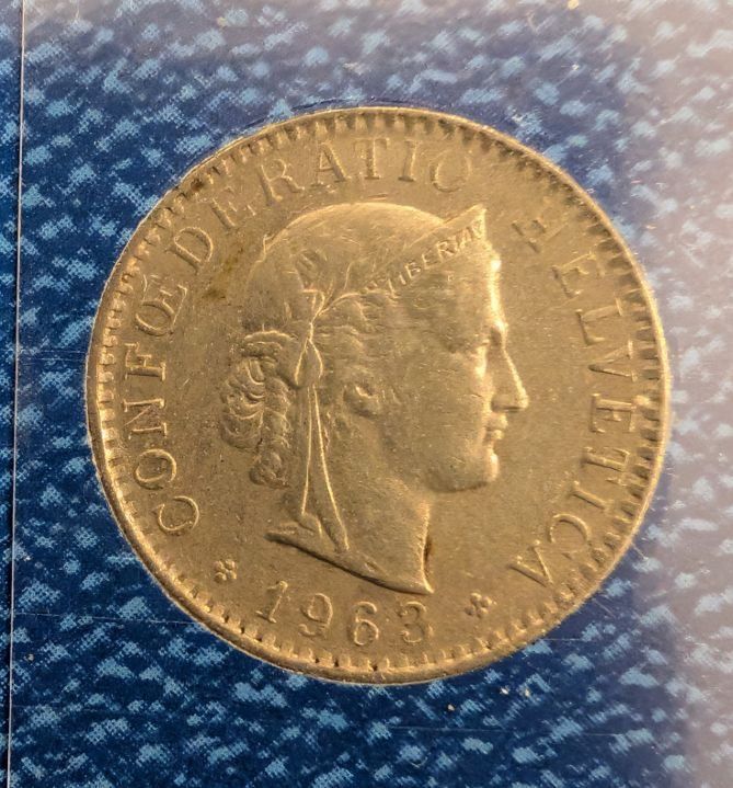Tutti le monete: 20 Rappen 1963 – Usato da Arch venduto da coinsandmore