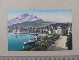 Luzern, Schwanenplatz, Schiff, Pilatus