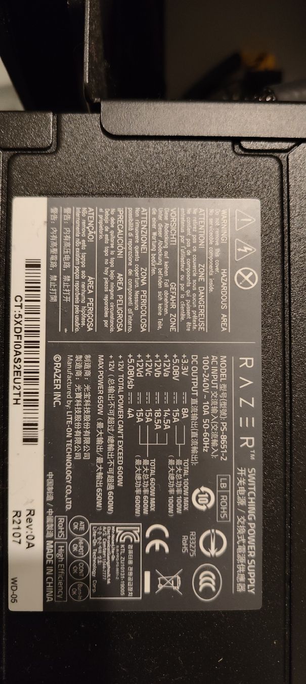 Razer Custodie: Razer Core X  Boîtier igpu – Usato da Le locle venduto da alexmadrid 1